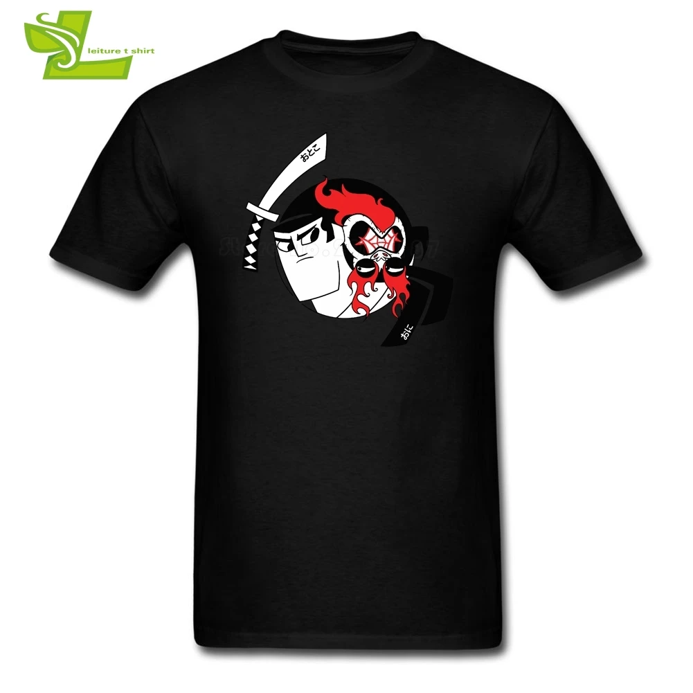 Футболка самурайский Джек и АКУ Инь Янь Популярные летние топы для мальчиков