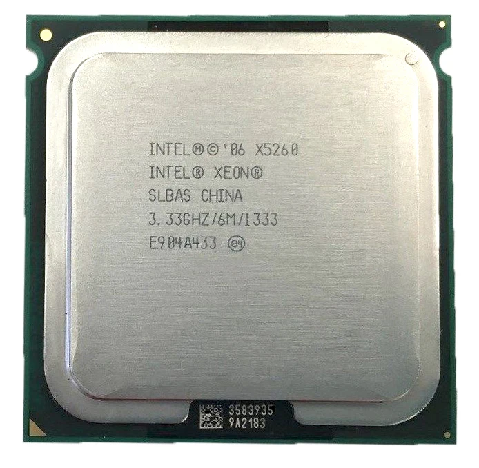 Оригинальный процессор Intel Xeon X5260 с разъемом 771 3 33 ГГц/1333 МГц/6 Мб LGA771 бесплатная