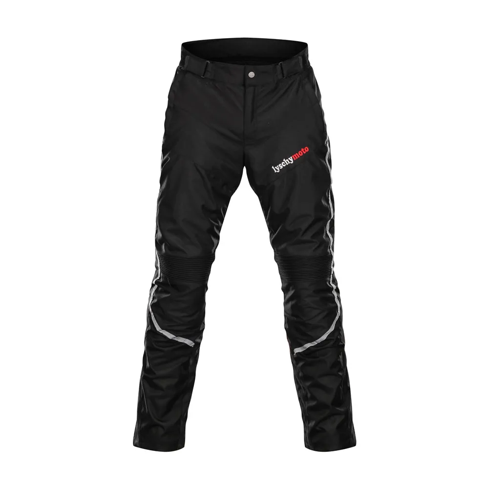 LYSCHY Urban Moto мотоциклетная куртка, пальто для верховой езды, светоотражающая одежда, мужская Броня, защитный костюм, Мужская экипировка, мужские гоночные куртки - Цвет: Black Pants