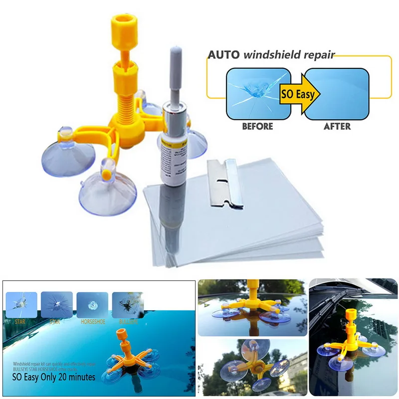 Наборы для Ремонта Лобового стекла DIY Инструменты ремонта автомобильного окна