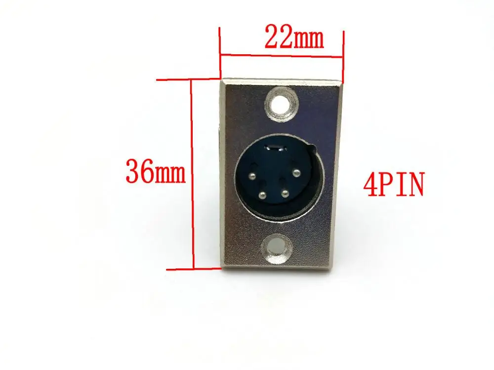 20 шт. 3PIN 4PIN 5PIN папа XLR монтаж на шасси гнездо панель адаптер микрофон |