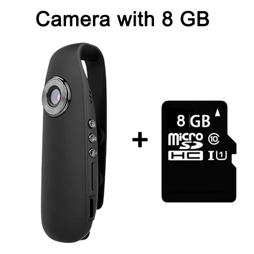 With 8GB Мини-видеокамеры MicroSD камера CMOS петля видео диктофон ручка 1080P HD камера обнаружения движения Спортивная уличная 130 широкий угол - Цвет: With 8GB