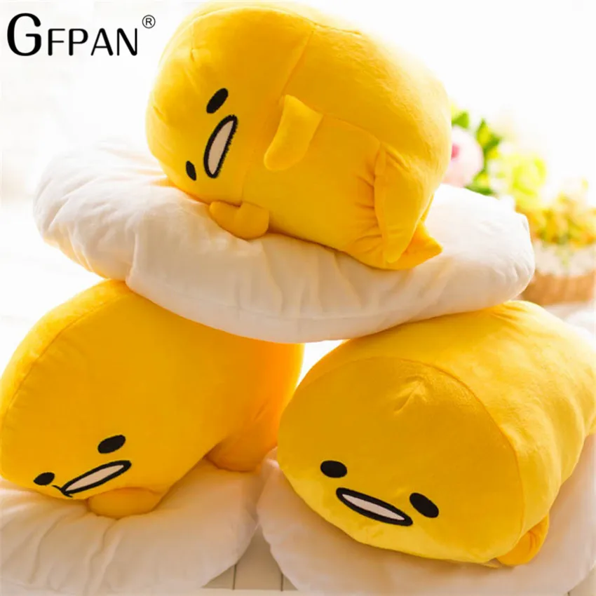 40*30 см Gudetama ленивое яйцо jun плюшевая игрушка яйцо желток брат большая подушка ленивые шары мягкая кукла для детей Рождественский подарок