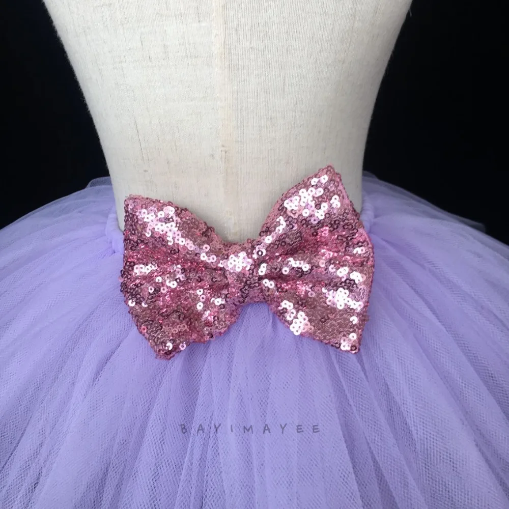 Красочная юбка подъюбник для девочек детская пушистая из тюля танцевальная с