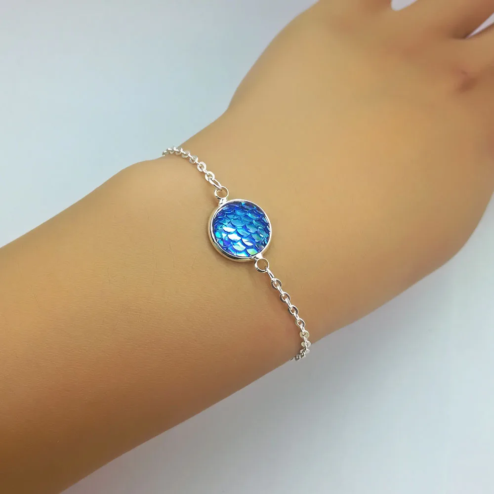 Роскошные серебряные звенья цепи браслеты для женщин дамы Drusy Кристалл ювелирные изделия талисманы Стразы проложили женские браслеты и браслеты
