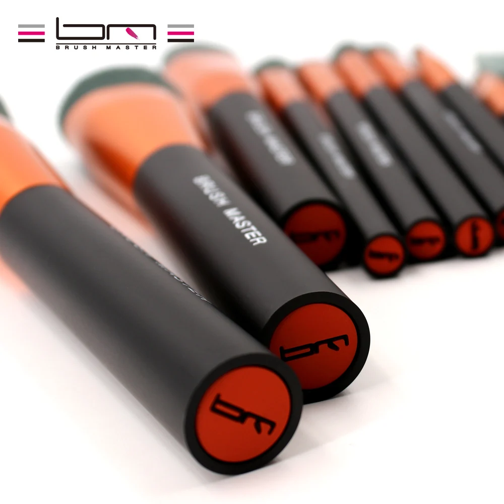 BM мастера кисти Micro Crystal волокно VEGAN набор кистей для макияжа Профессиональные 12