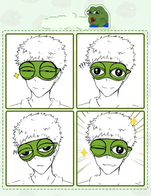 Забавная креативная 3D маска для глаз Pepe the Frog Sad Frog, мультяшная плюшевая маска для сна, милый подарок аниме