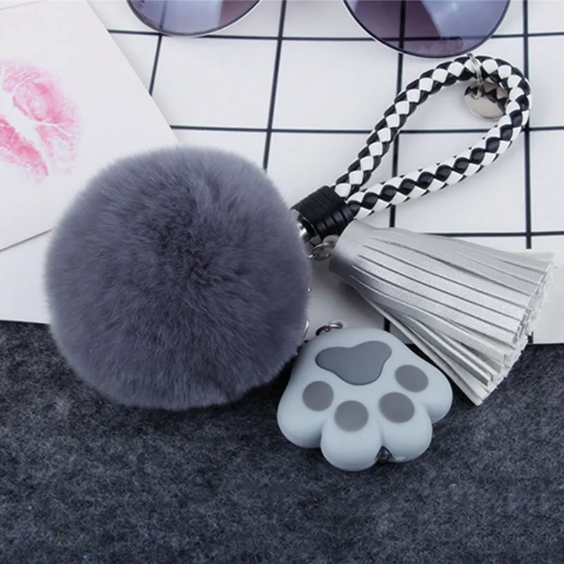 2018 Новый настоящий мех кролика мяч брелки меховой брелок помпон для сумки |