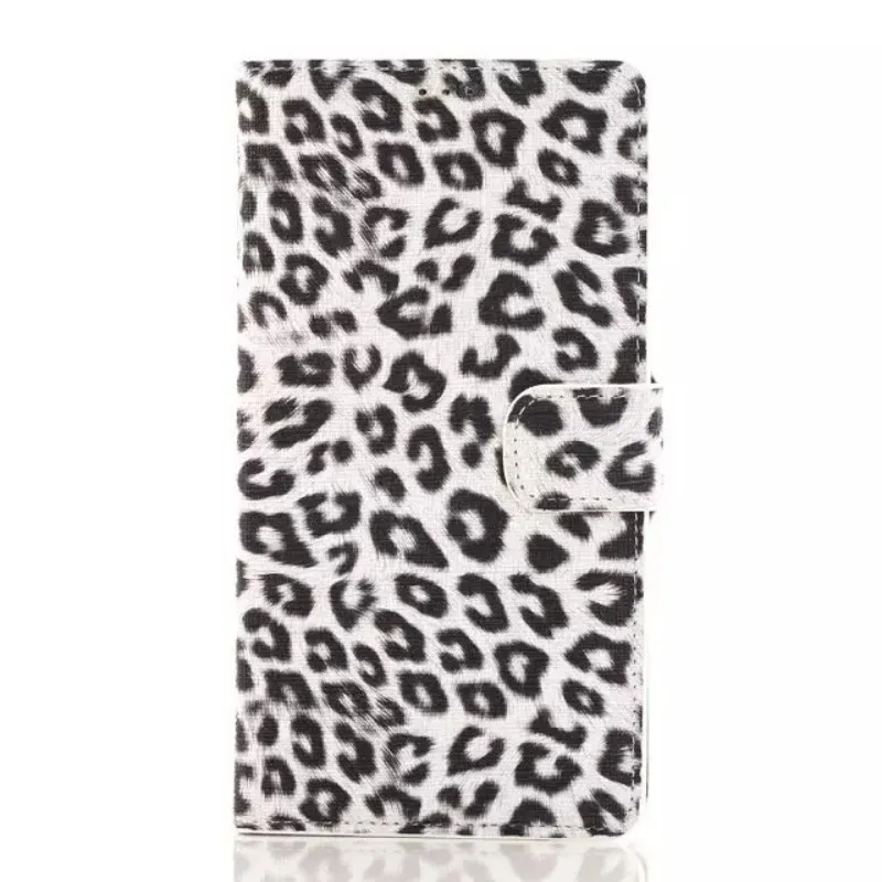 Для Samsung Galaxy Note 3 4 кожаный чехол PU Leopard флип телефона для Mega 6.3 I9200 Примечание Smart Case |