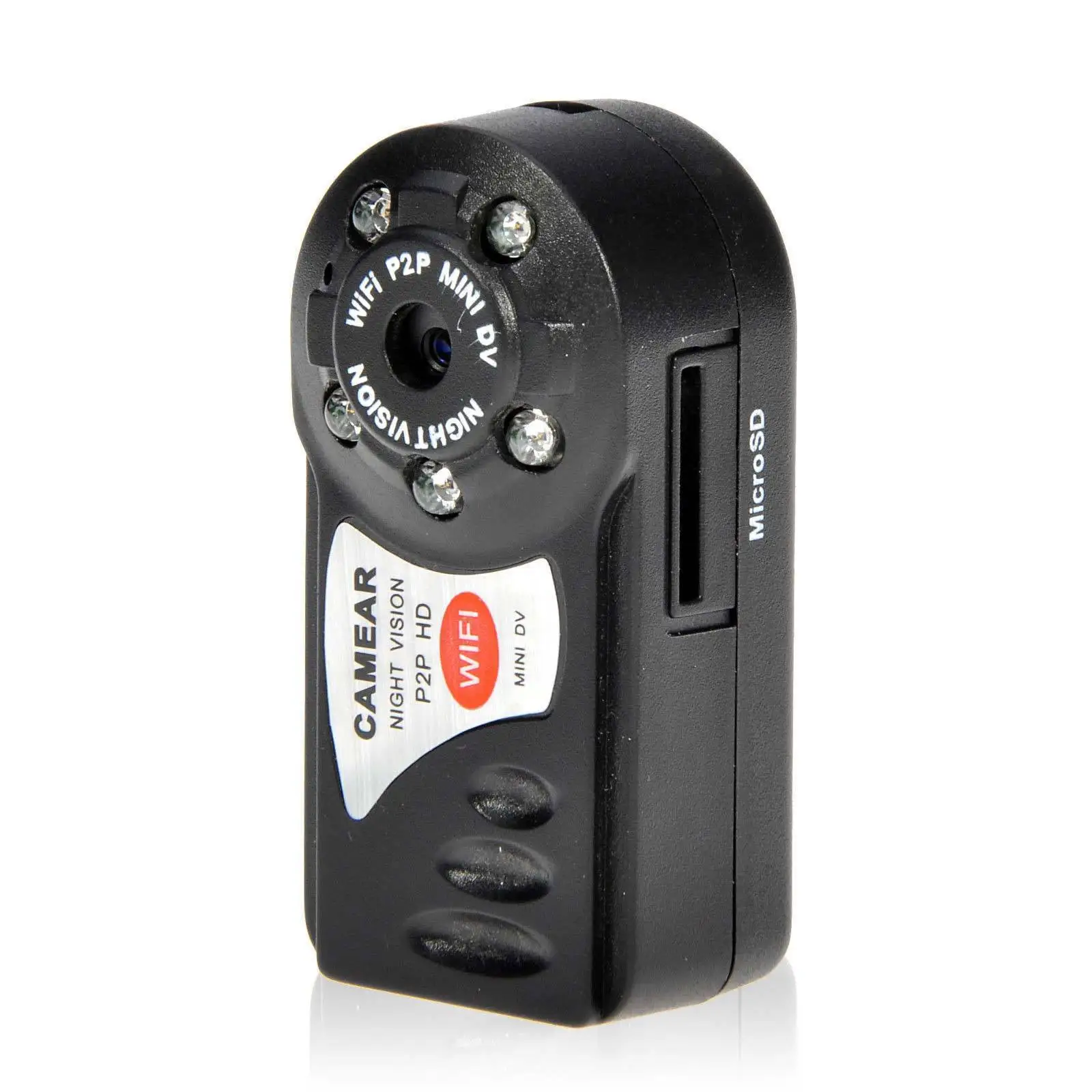 Беспроводная Wi Fi камера Mini P2P DV видеорегистратор DVR ночное видение|Камеры