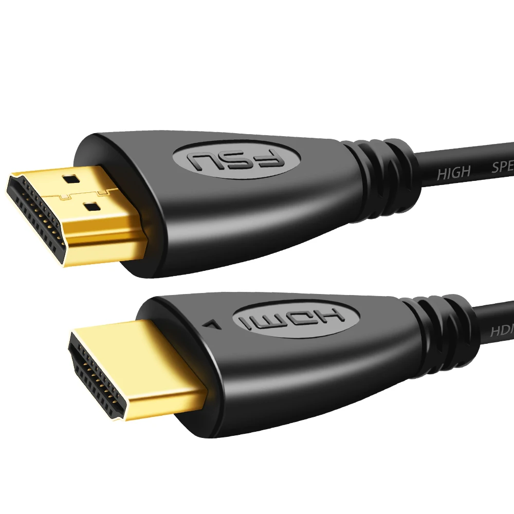 1080p 3D HDMI кабель Позолоченный штекер Высокоскоростной HDMI к HDMI кабель адаптер 0,3 м 0,5 м 1 м 1,5 м для HDTV PC xbox DVD проектор