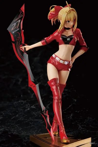 Fate/EXTRA Saber EXTRA TYPE MOON RACING ver. Пикантная фигурка из ПВХ модель игрушки 23 см