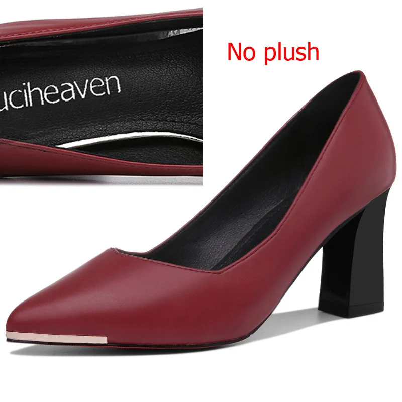 Guciheaven/туфли-лодочки с закрытым носком женские модельные туфли офисные на высоком