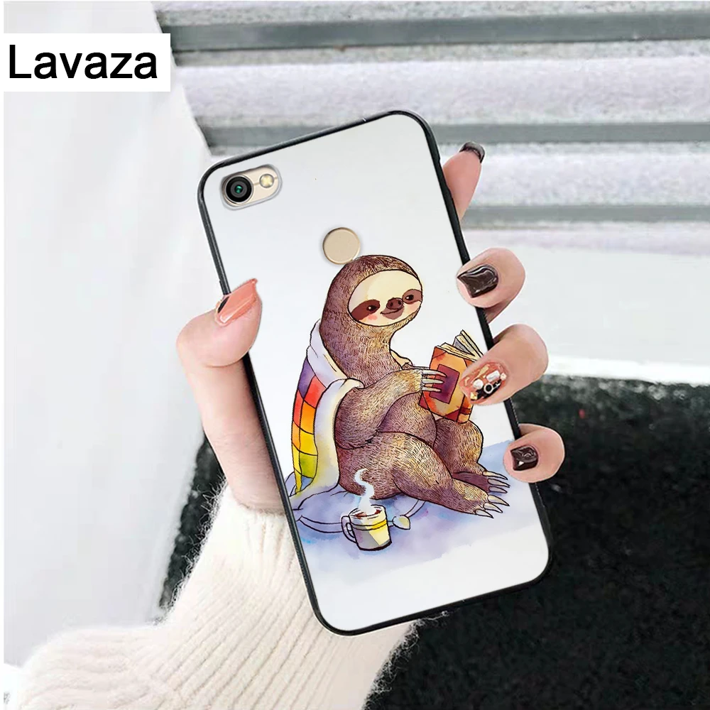 Lavaza серый Ленивцы и цветами силиконовый чехол для телефона Xiaomi Redmi 4A 4X 5 5A 6 6A 7 7A 8 8A