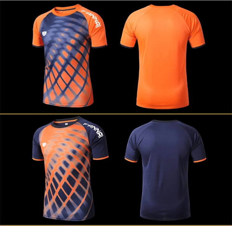 FANNAI Для мужчин кроссовки мужские футболки с коротким рукавом Фитнес бег Shirt центр