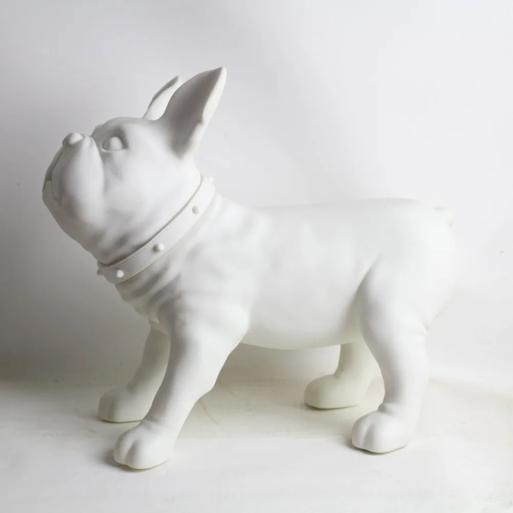 Белый пластиковый фон с изображением французского бульдога|mannequins sale|mannequins for