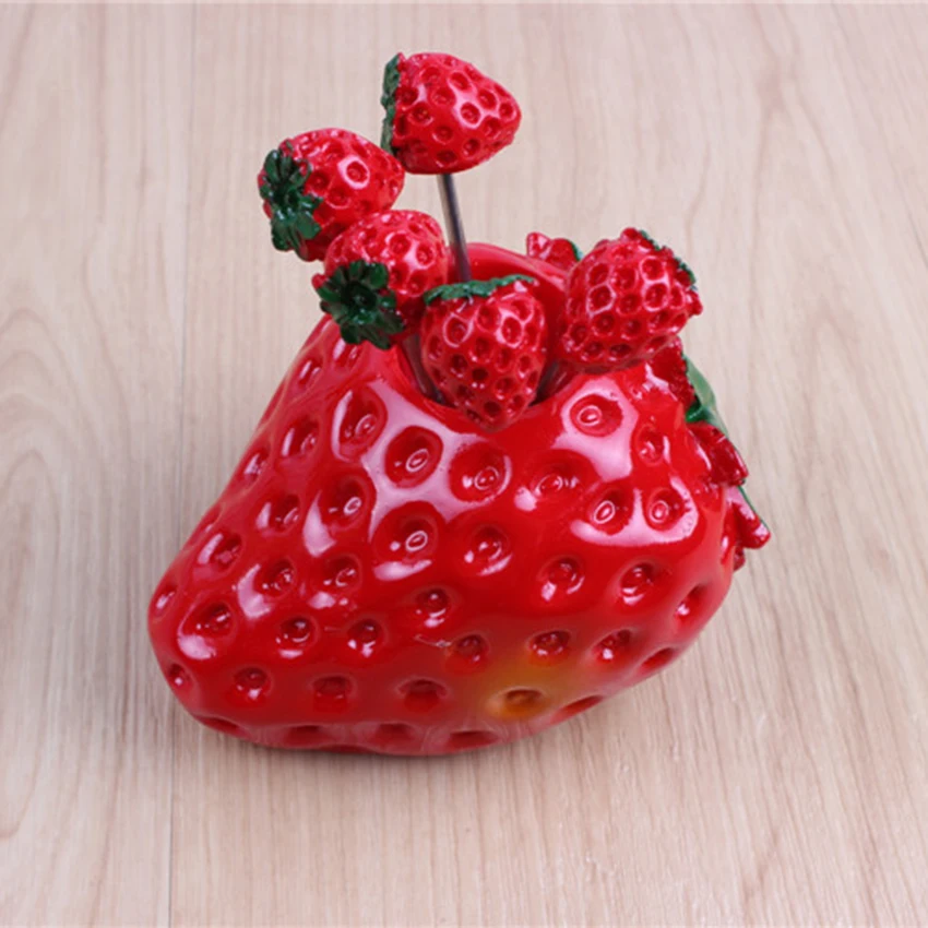 Бытовые принадлежности вилка Милые Фрукты Вилка фрукты Подпись для домашнего