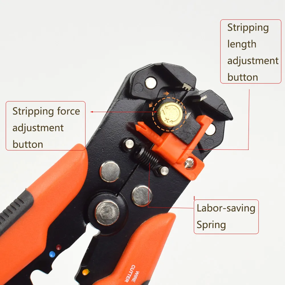 Toolour саморегулирующиеся изоляционные плоскогубцы для зачистки проводов