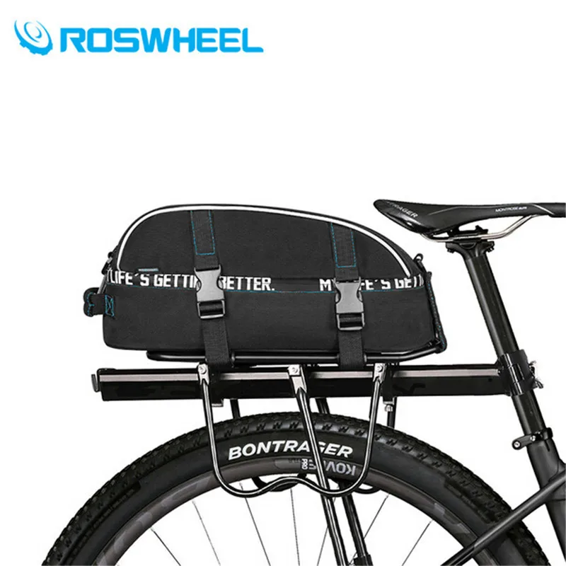 ROSWHEEL велосипедная сумка 8L Водонепроницаемый велосипед задней багажной сетки