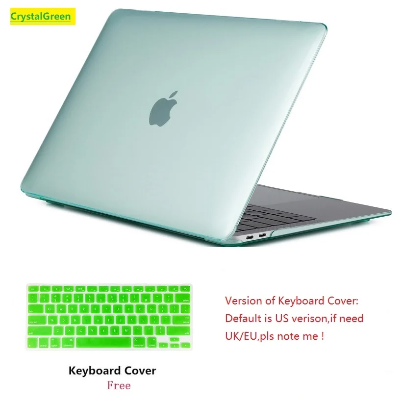 Кристальный чехол для ноутбука Apple Macbook Pro Retina Touch Bar & ID Air 11 12 13 3 15 4 дюймов жесткий +
