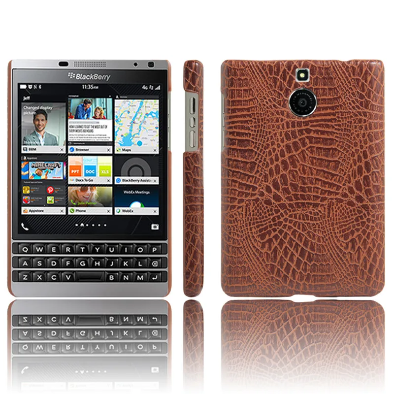 Новое поступление, чехол для BlackBerry Passport Silver Edition, Роскошный Ретро чехол из крокодиловой кожи для BlackBerry Passport, чехол для телефона
