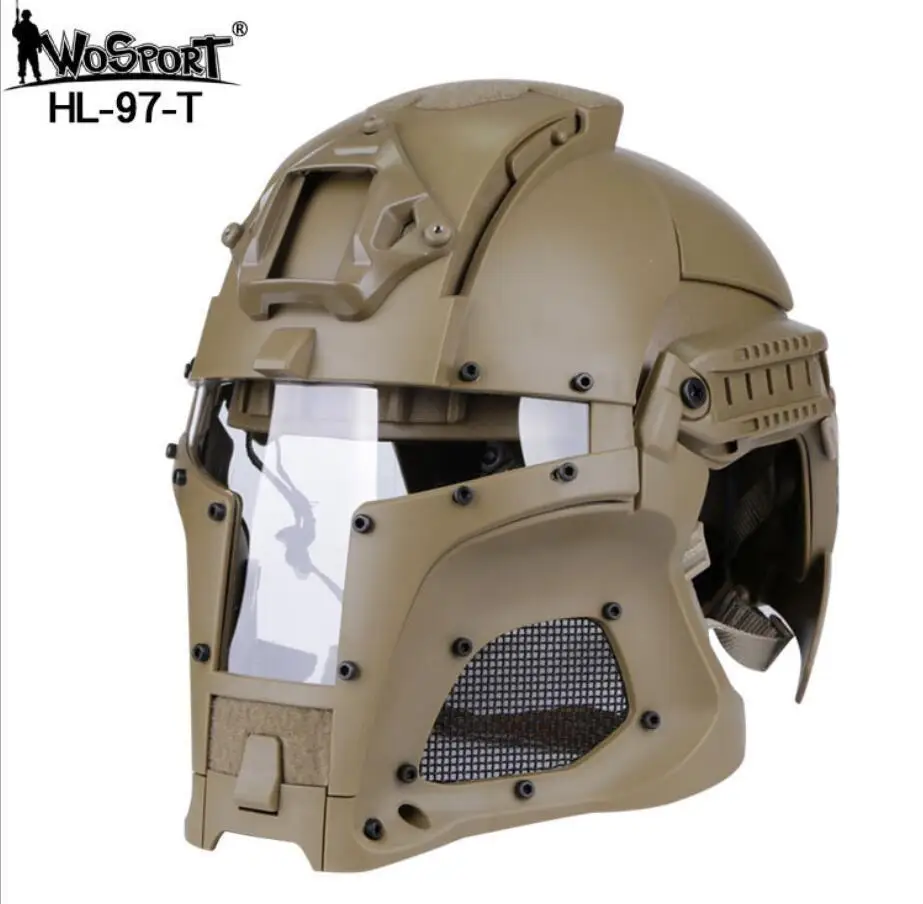 Wosport airsoftsport Тактический шлем военные пулезащитные шлемы Спортивные армейские Combat Airsoft Пейнтбол Охотничьи мужские универсальные черные