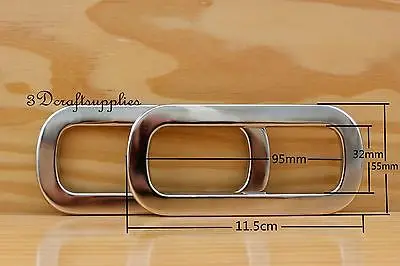 Железные проушины с шайбой серебристый никель 2 шт. 4 1/2 дюйма x CF52|1 inch grommet|iron xiron