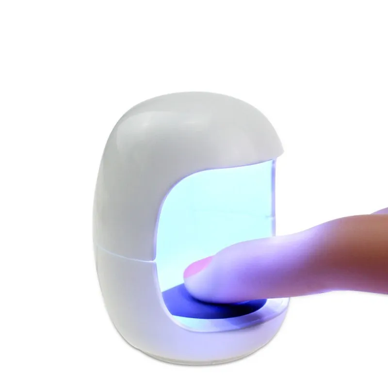 1 шт. мини Сушилка для ногтей типа Q 3w UV LED Портативный USB кабель двойной светильник