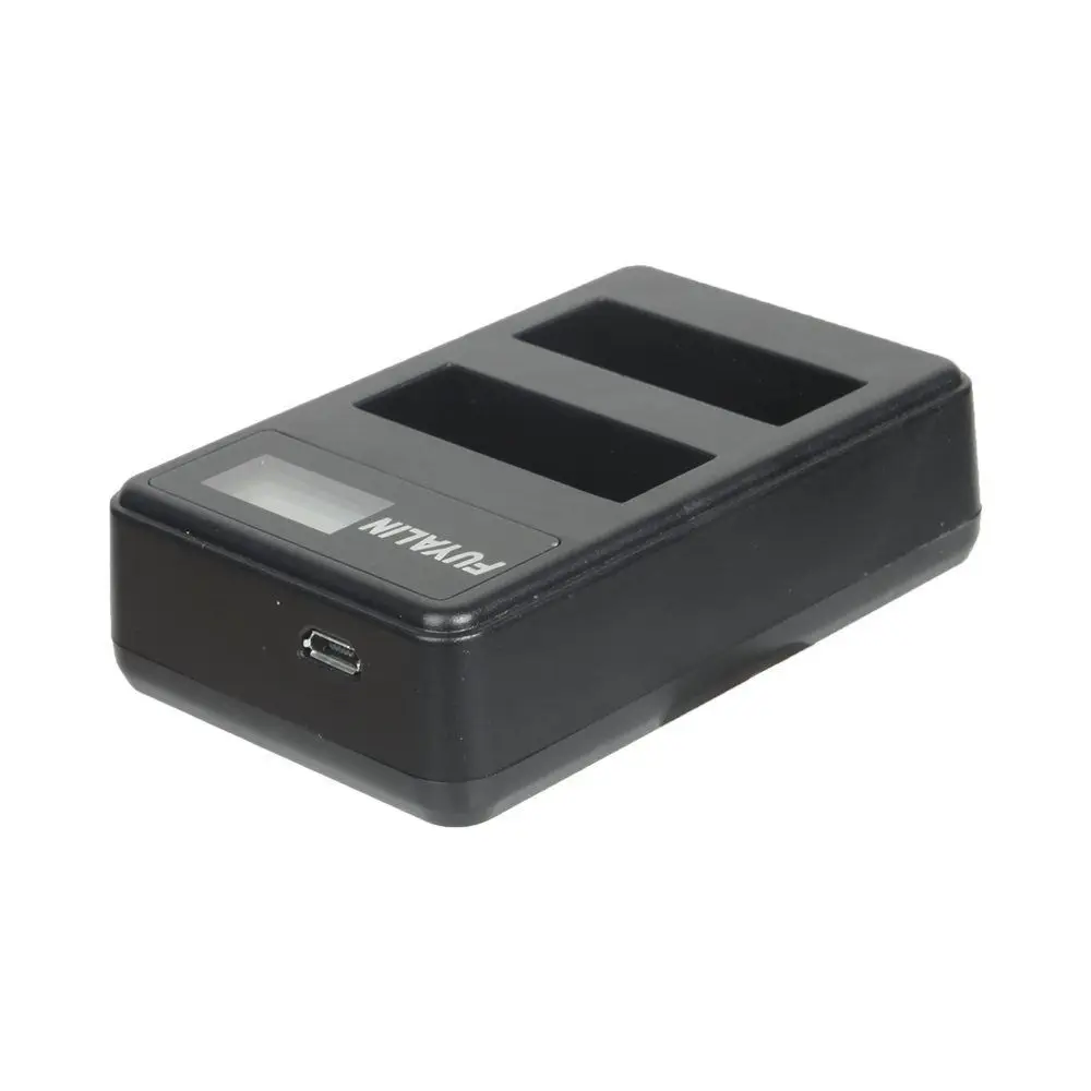 Двойное зарядное устройство USB с ЖК дисплеем для фотовспышки Nikon EN EL15 D7500 D7200 D7100 D7000
