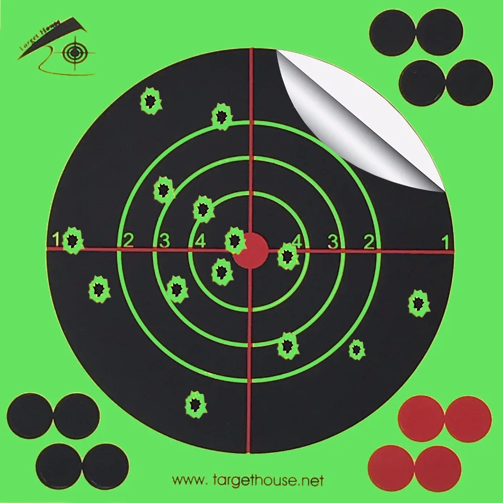 14X14 см самоклеющиеся брызги и реактивной съемки цели для пистолета винтовка