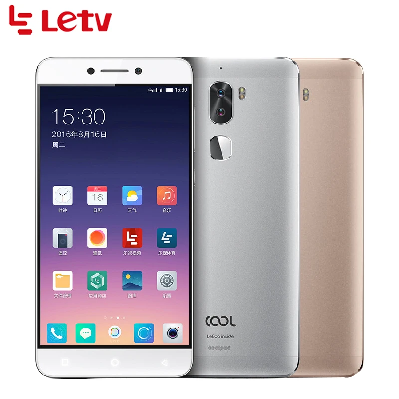 Оригинал letv прохладный 1 двойной сотовый телефон 3 ГБ ram 32 snapdragon 652 5.5 дюймов leeco coolpad