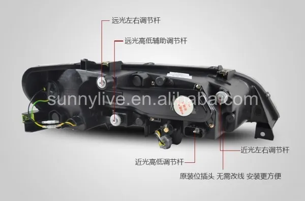 Для MAZDA 6 светодиодный фонарь angel eyes 2003 до 2013 года LF