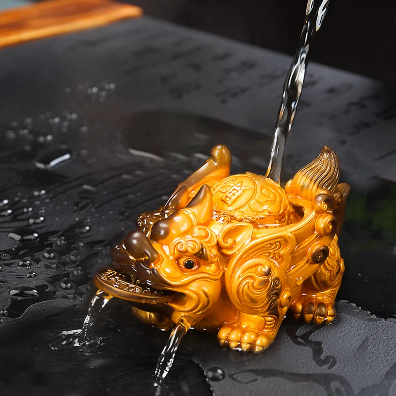 

Креативный Силиконовый поднос для чая, меняющий цвет, для домашних животных, кунг-фу, аксессуары, подарки, отважные войска, декоративные изд...