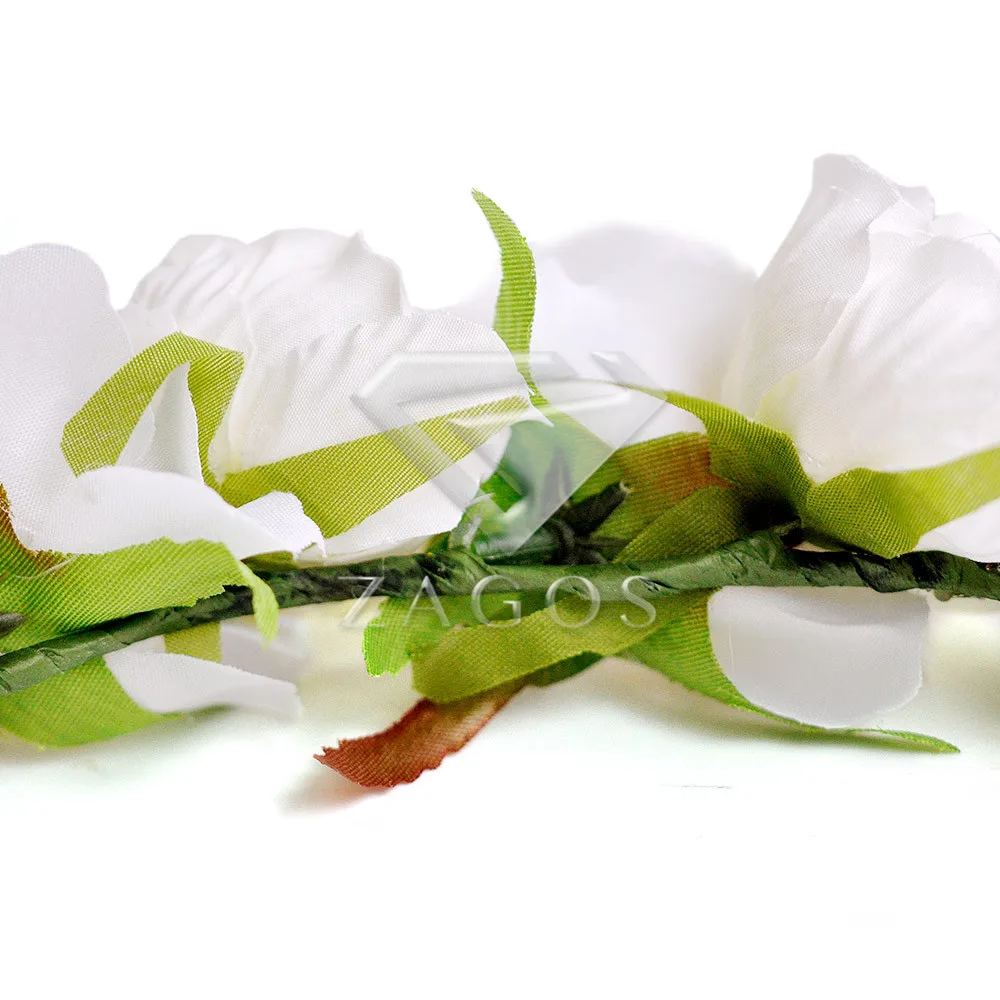 Модная девушка Регулируемый цветок корона головная повязка Круглый Свадебный