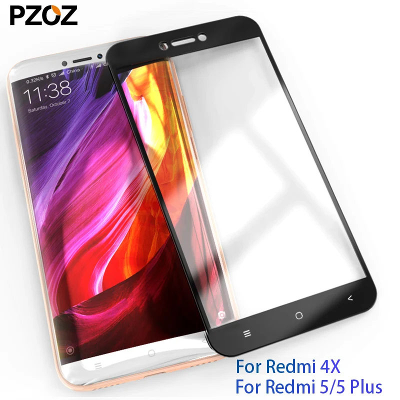 Xiaomi Redmi 4x 5 plus стекло pzoz Закаленное Prime защита экрана 9 H 2.5D чехол прозрачное телефон