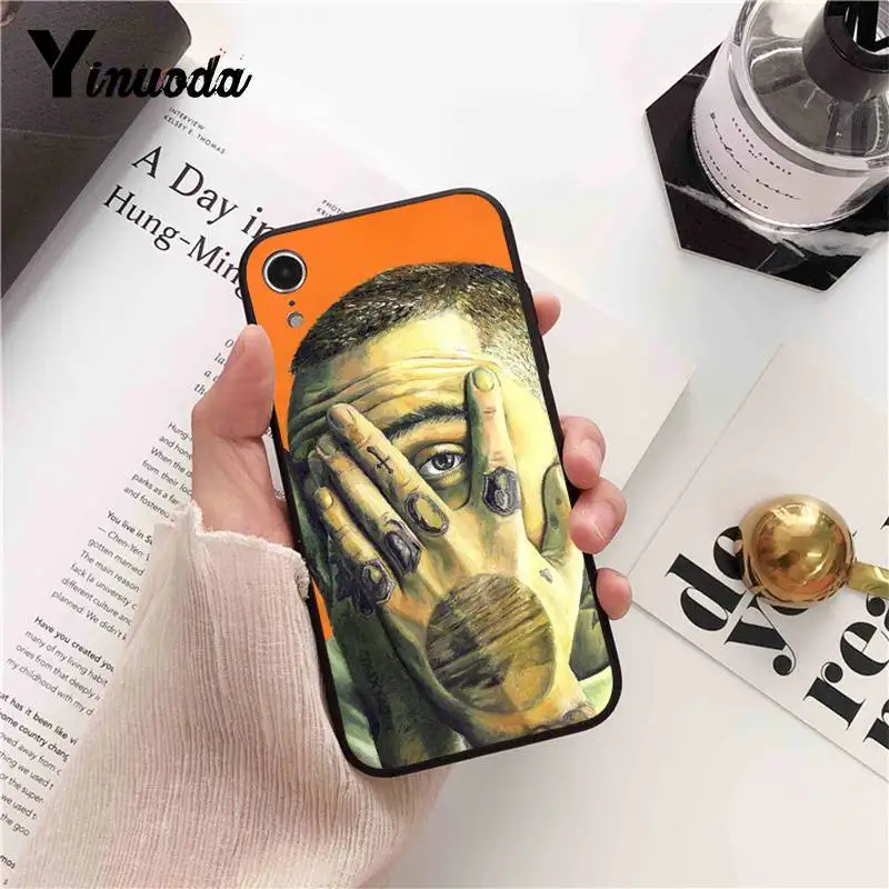 Yinuoda Mac Miller Rapper Phone Cover for iPhone 8 7 6 6S 6Plus X XS MAX 5 5S SE XR 10 11 pro max | Мобильные телефоны и