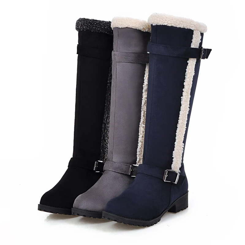 Размер 34–43 женские ботинки в английском стиле повседневные с модной пряжкой