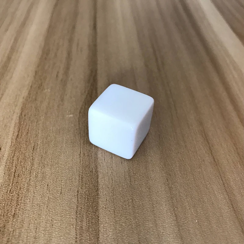 10 шт./лот 16 мм квадратные угловые акриловые кости для белой доски могут писать с
