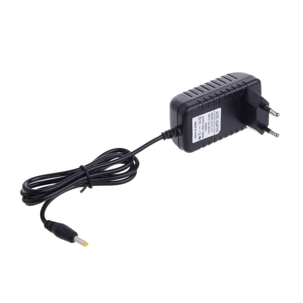 Адаптер питания с вилкой европейского стандарта адаптер 100 240 В на 12 постоянного