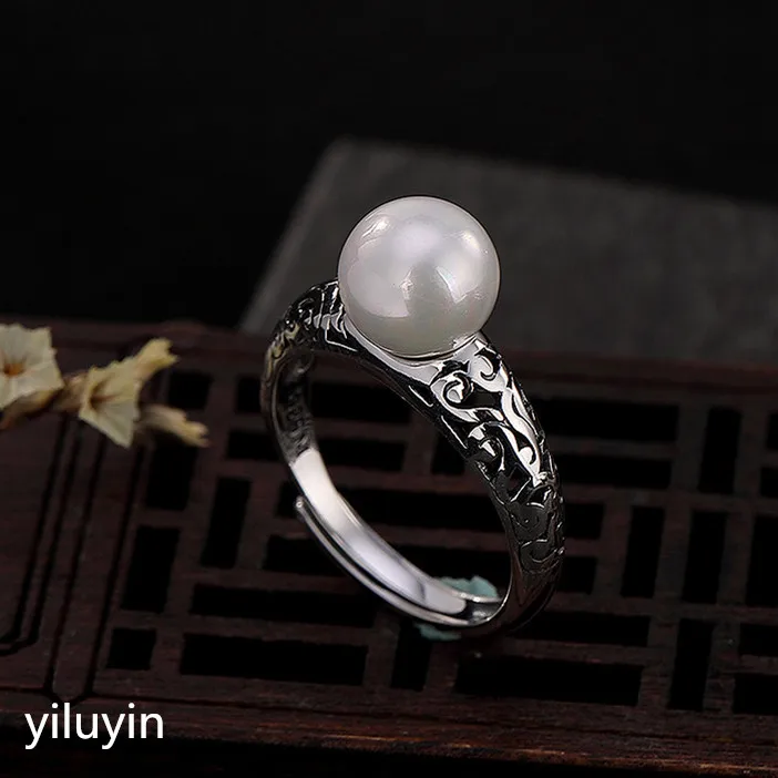 KJJEAXCMY boutique jewelryar Серебро S925 пробы инкрустированное натуральным жемчугом