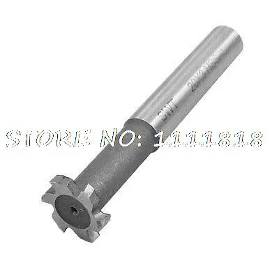 20 мм диаметр 3 Резка Deepth 6 флейтов HSS T слот Концевая фреза|milling cutter|flute hssslot end mill |
