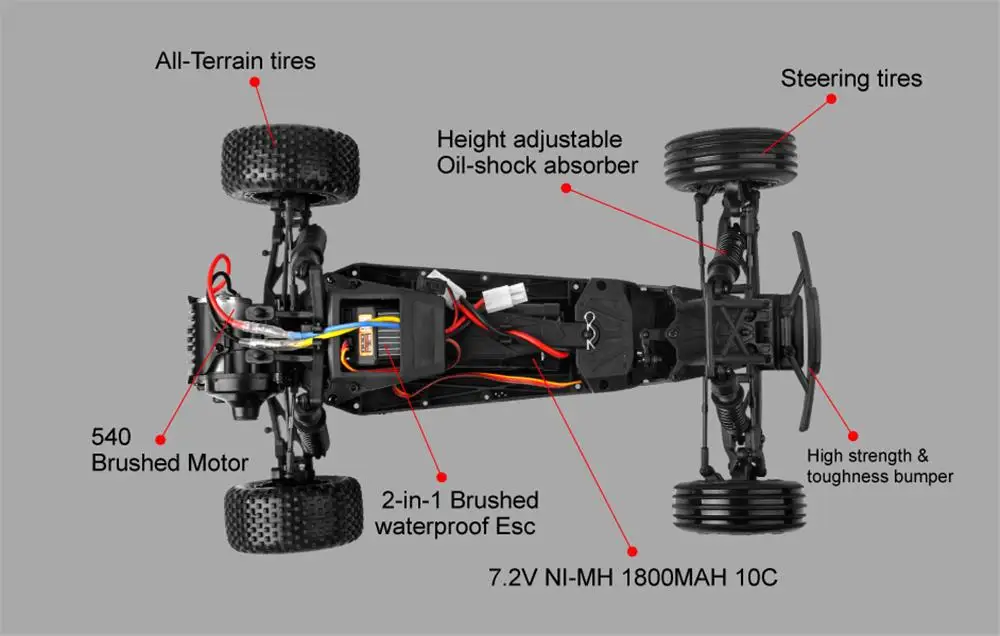 BSD гоночный CR-709T 1/10 2,4 г 2WD 45 км/ч матовый Rc автомобиль EP Внедорожник Грузовик RTR игрушка цвет в ассортименте новые игрушки для детей