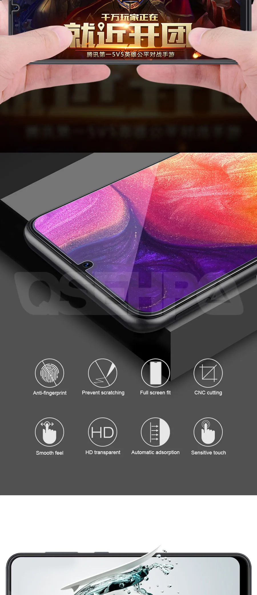 0,22 мм закаленное Стекло для samsung Galaxy A10 A20 A30 A40 A50 A60 A70 A80 A90 M10 M20 M30 Экран Защитная Стекло пленка