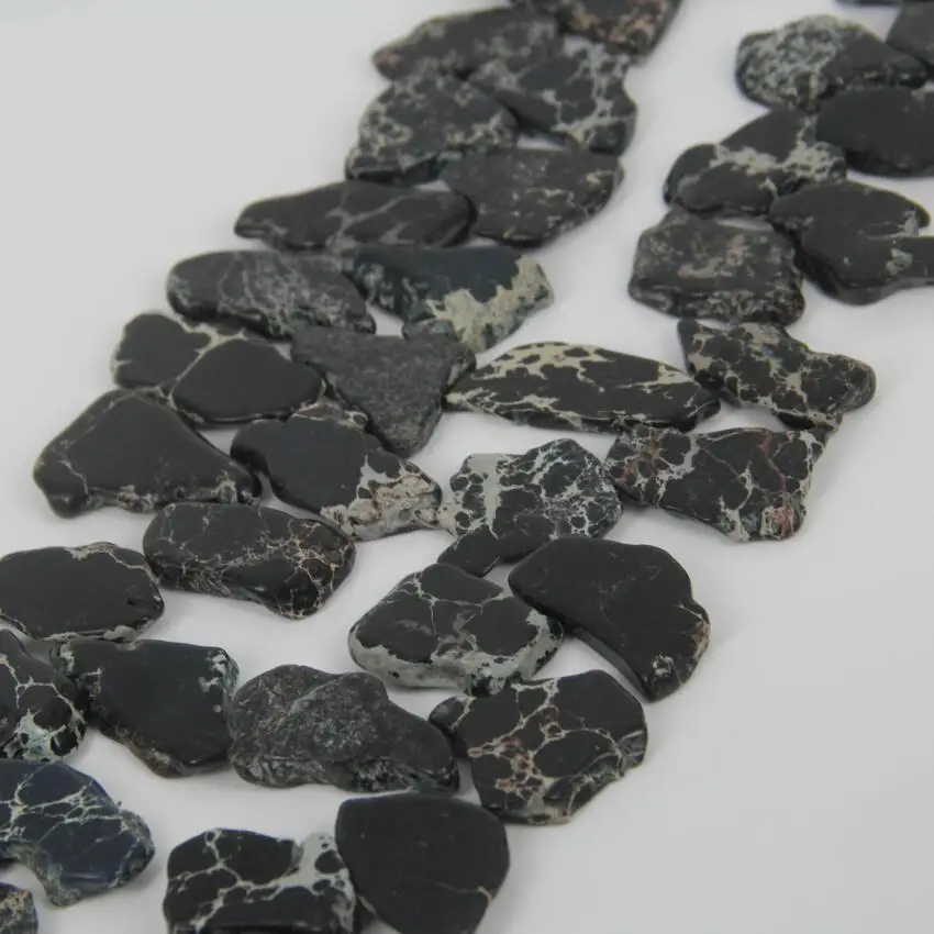 Цепочка с подвеской из натурального камня императора 15 5 дюйма|stone flat|flat beadsbeads pendant