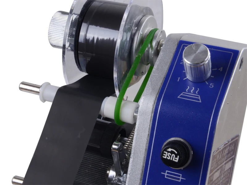 

Manual type printer machine for plastic packaging bags