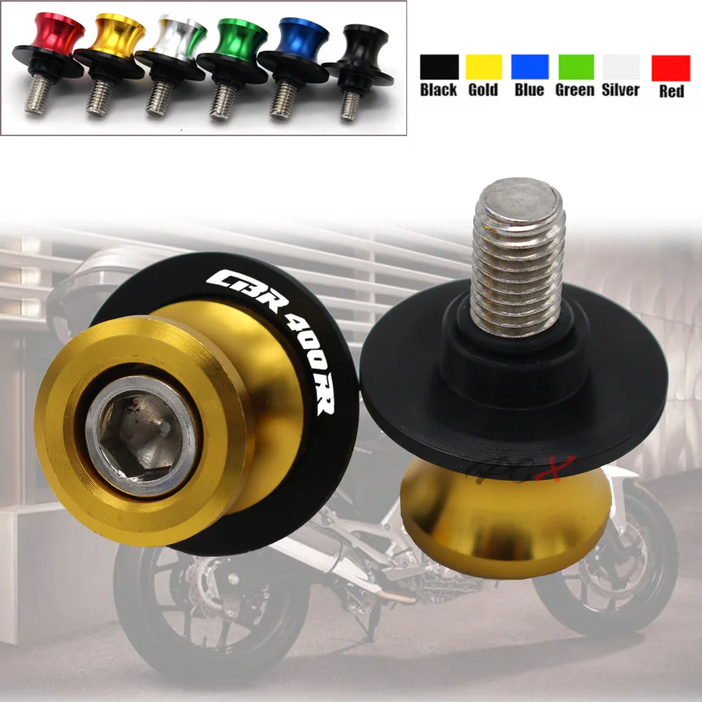 

Motorcycle Accessories CNC Aluminum M8 Swingarm Spools Slider Stand Screw For Honda CBR 400RR CBR400RR 1990-1994