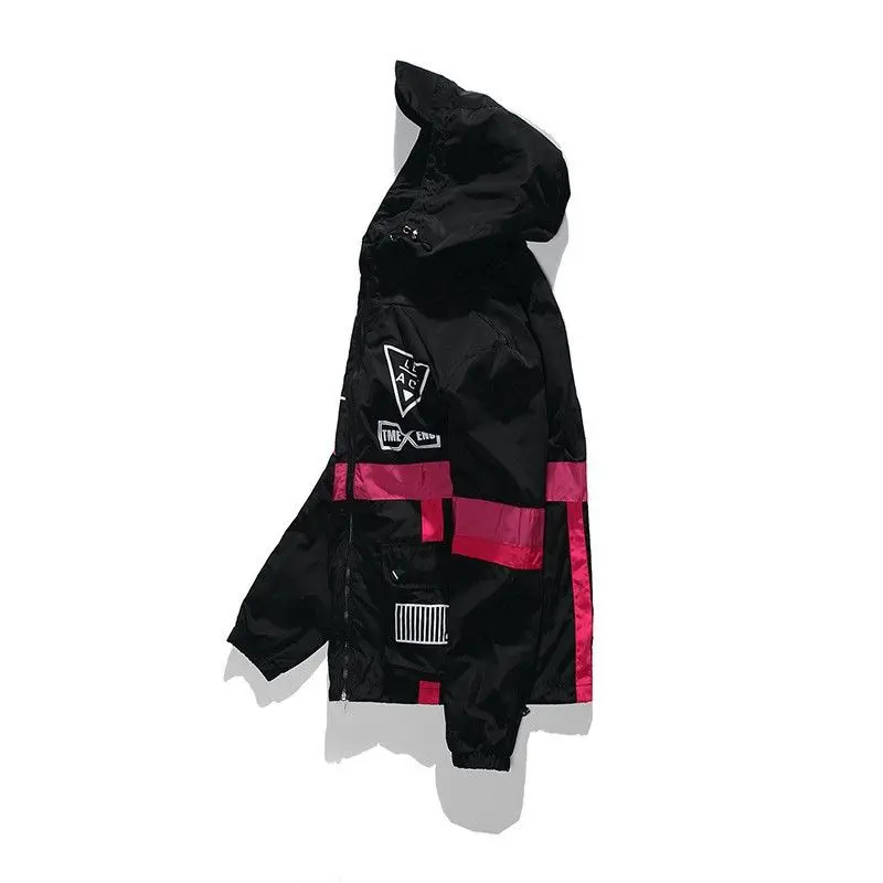

New Spring Autumn Windbreaker Korean Version Jacket Men Hip Hop top Coats drop ship discount Wind proof clothes Plus Size 3XL