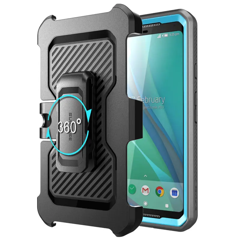 

SUPCASE For Google Pixel 2 XL Case UB Pro Full-Body Rugged Holster Clip Protective Case Cover with Built-in Screen Protector