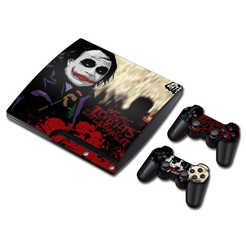 Горячая игровая консоль и контроллеры наклейка для sony PS3 тонкий обруч покрытие из винила для ps3 Slim наклейки для тела