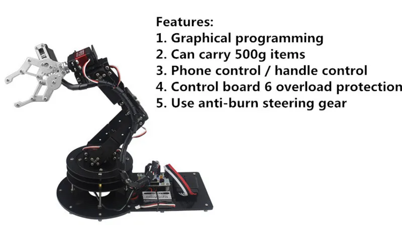 6 DOF робот arm Arduino вспомогательный манипулятор для разработки/робот механический
